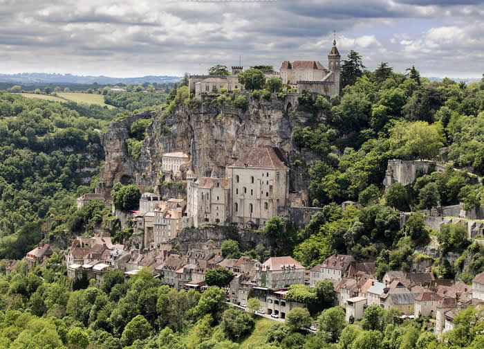 Rocamadour Le Lot chateau des contes de Fées France